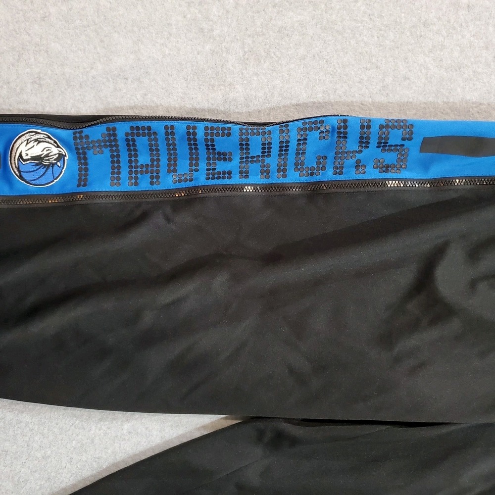 Dallas Mavericks Mavs Zipway Pants Black Blue Size XL Adjustable Waistband‎ - Picture 5 of 7